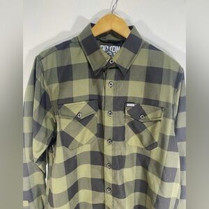 DIXXON Men's Flannel in 2XL the O.D. Edition
